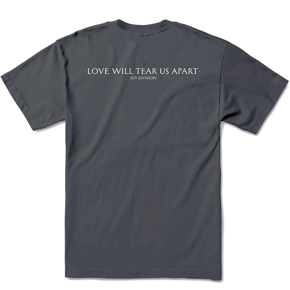 Color Bars x Joy Division Love Will Tear Us Apart Tee Graphite