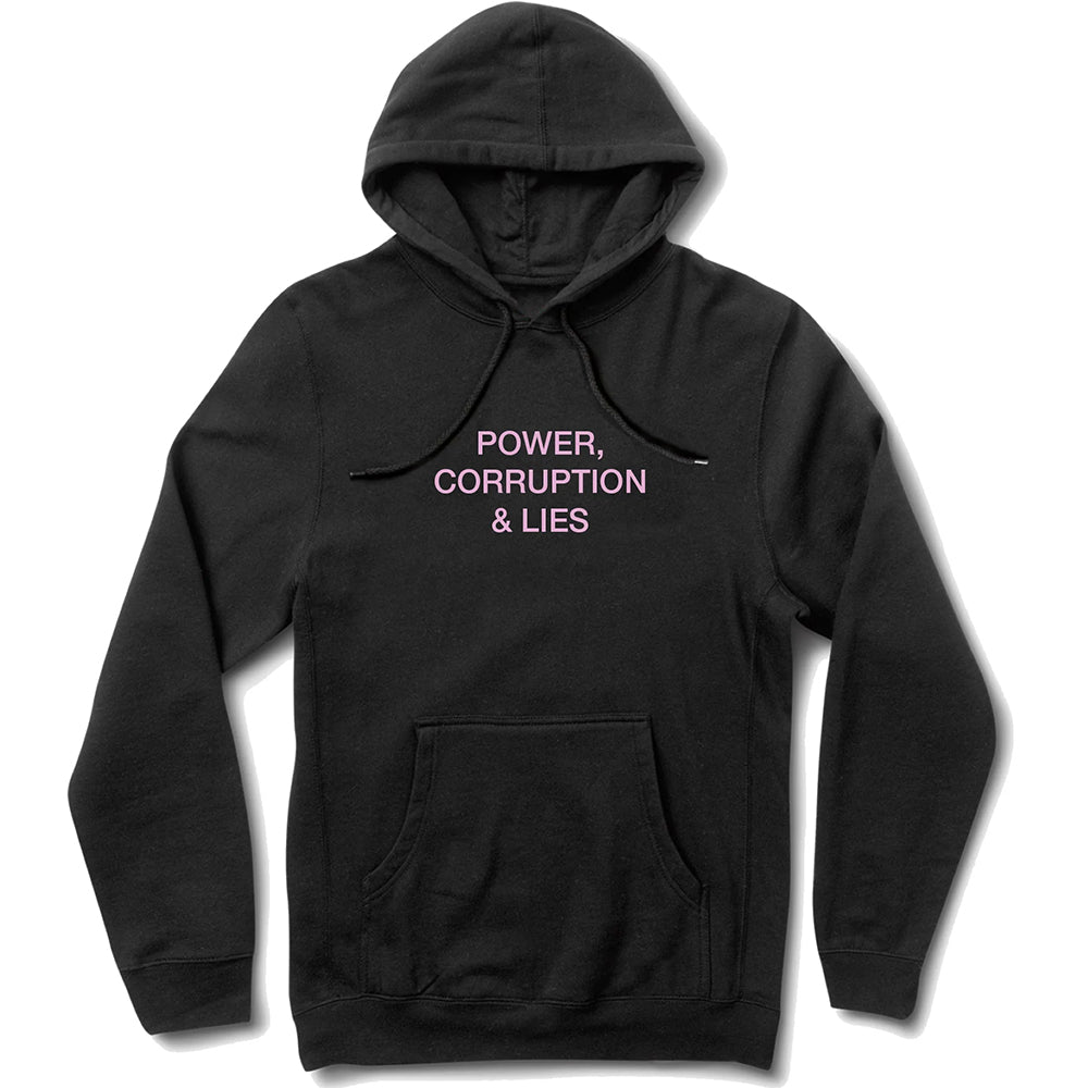 Color Bars x New Order Power, Corruption & Lies Hoodie Black