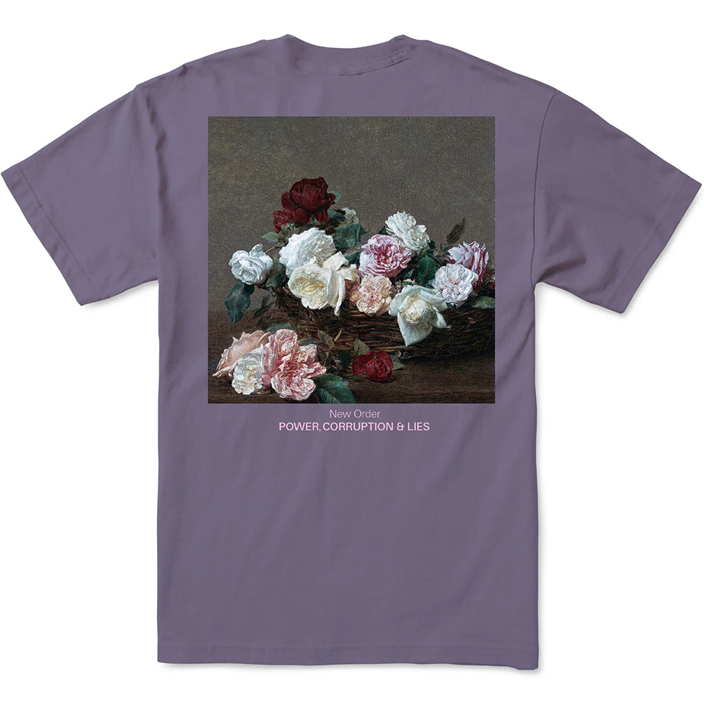 Color Bars x New Order Power, Corruption & Lies Tee Lavender