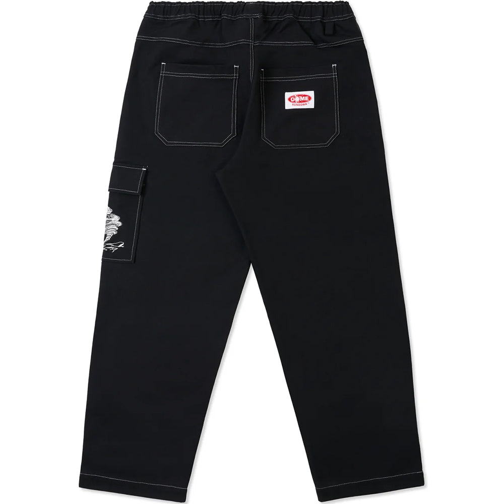 Come Sundown Twist Pants Black