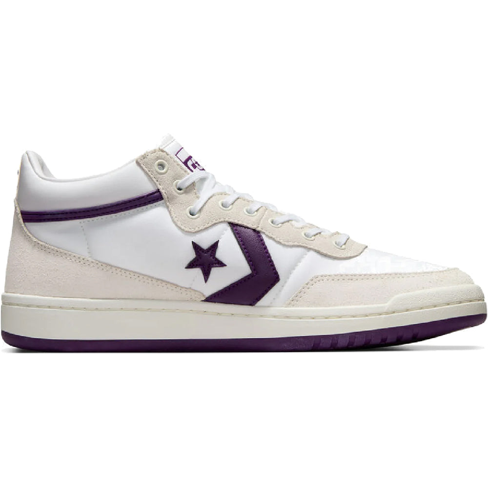 Converse CONS Fastbreak Pro Mid Shoes White/Vaporous Gray/Purple