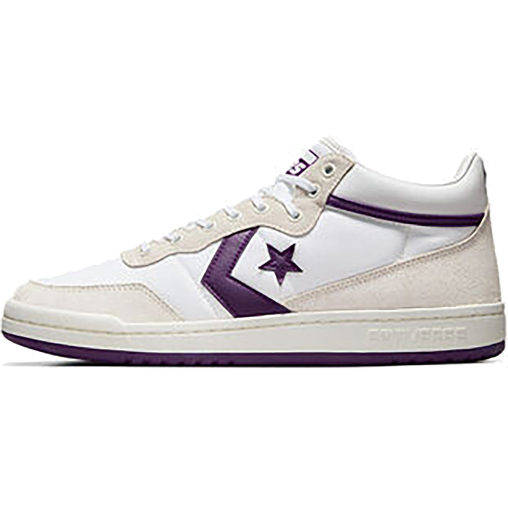 Converse CONS Fastbreak Pro Mid Shoes White/Vaporous Gray/Purple