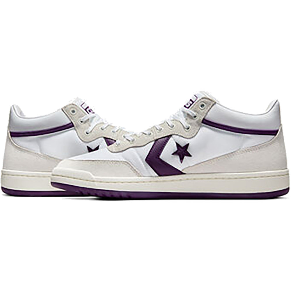 Converse CONS Fastbreak Pro Mid Shoes White/Vaporous Gray/Purple