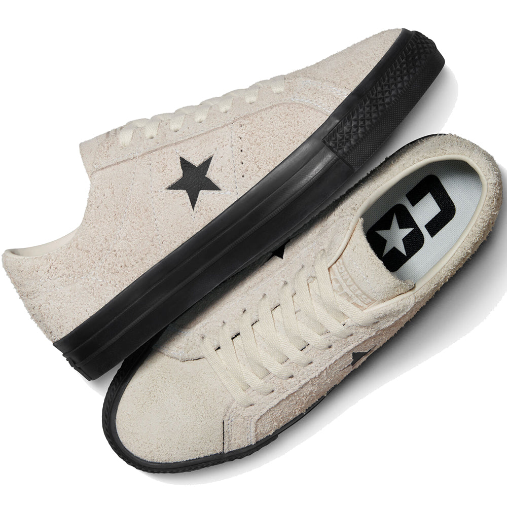 Converse CONS One Star Ox Shoes Egret/Egret/Black