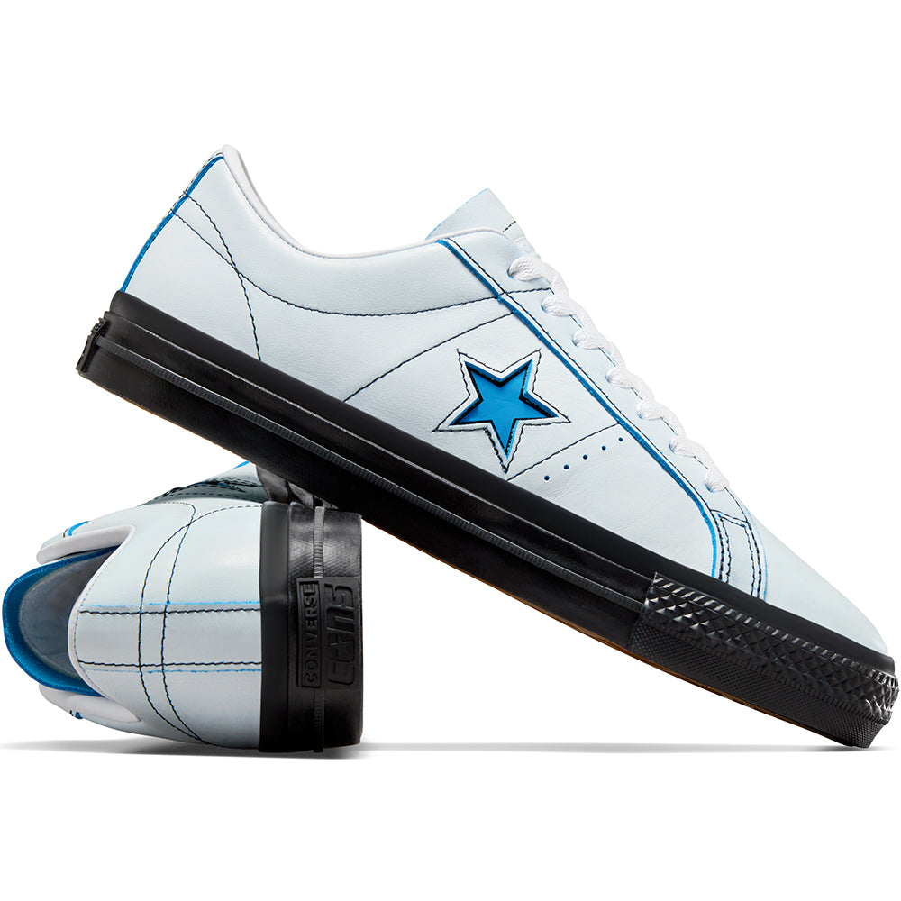 Converse CONS One Star Pro Ox Eddie Cernicky Shoes White/Black/Kinetic Blue