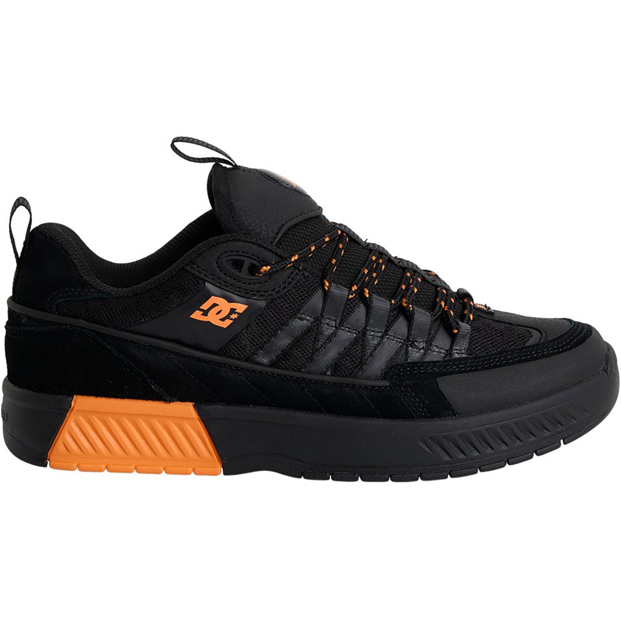 DC Lucien Shoes Black/Black/Orange