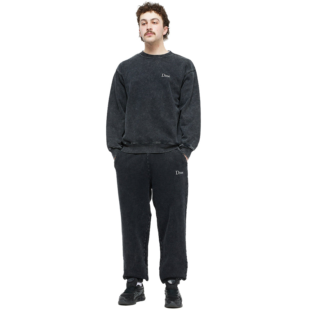 Dime MTL Classic French Terry Crewneck Faded Black