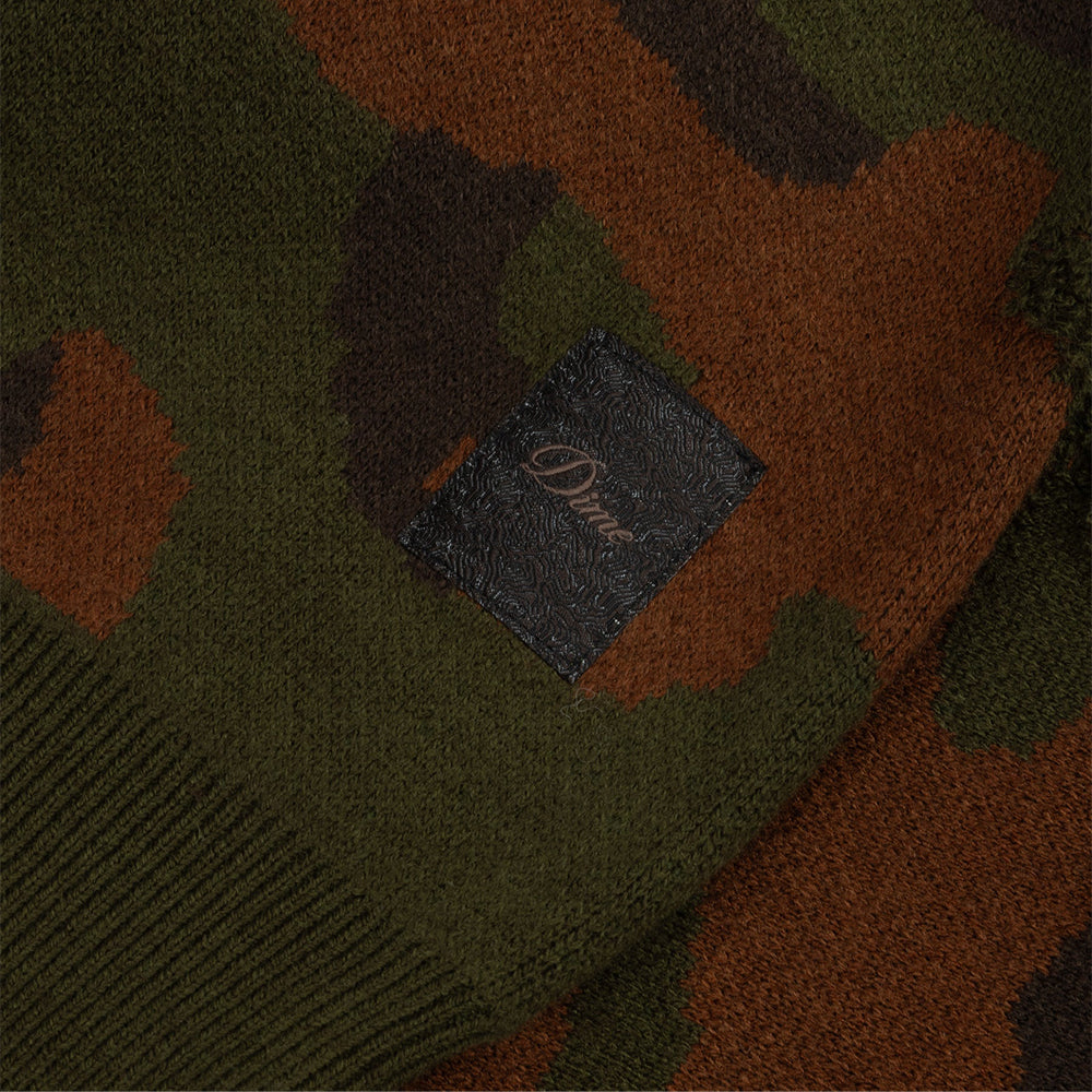Dime MTL Camo Chenille Knit Woodland
