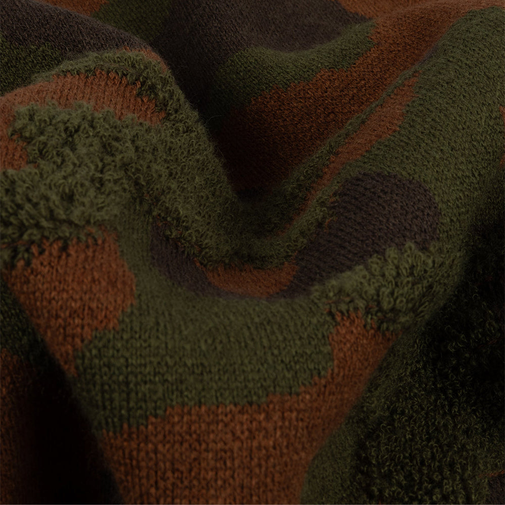 Dime MTL Camo Chenille Knit Woodland
