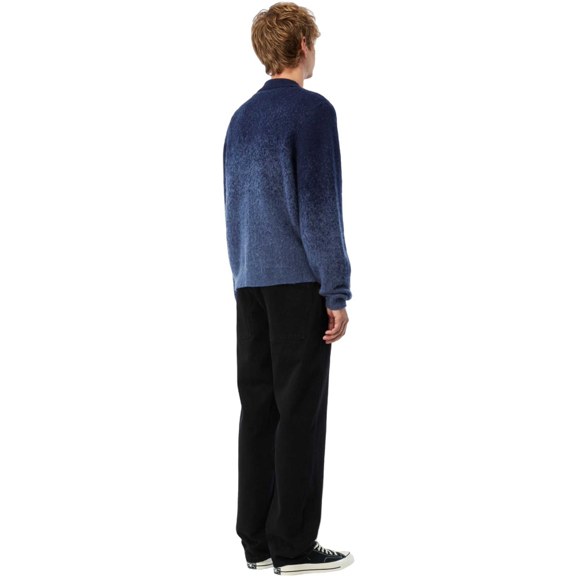 Dime MTL Mohair Double Zip Knit Midnight Blue