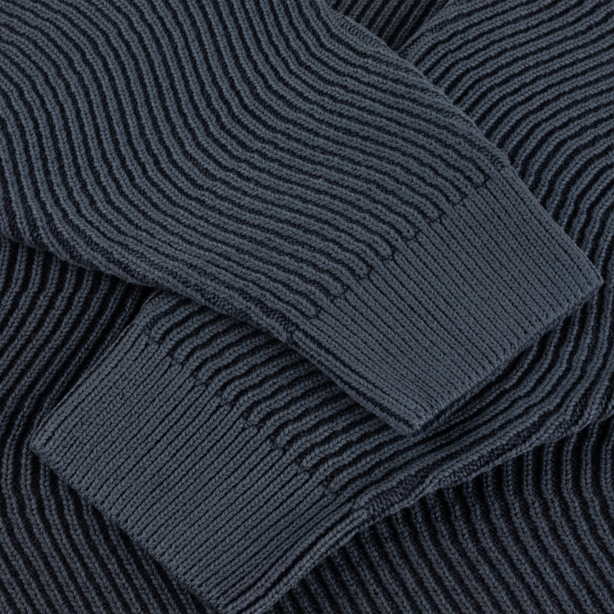 Dime MTL Wave Knit Sweater Navy