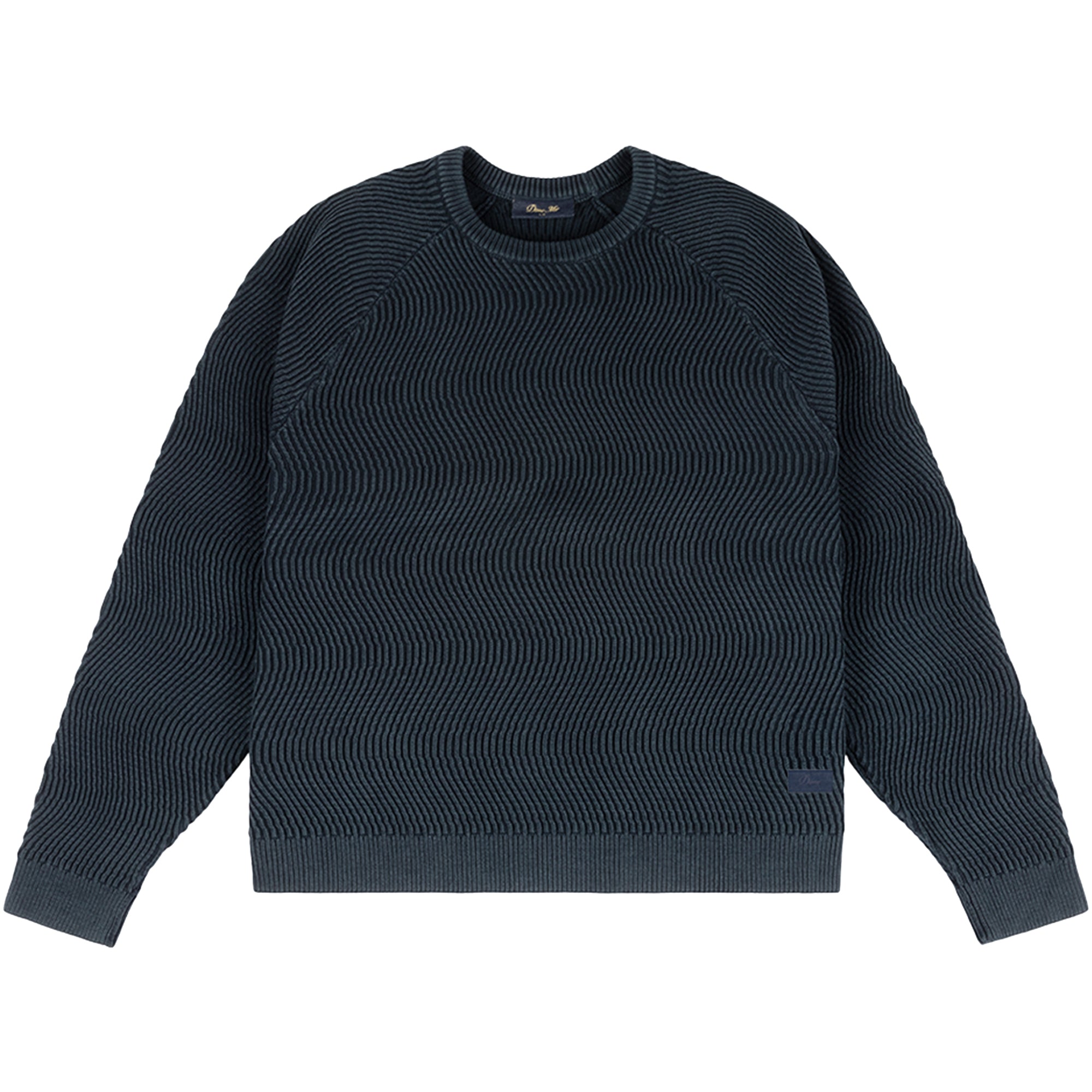 Dime MTL Wave Knit Sweater Navy