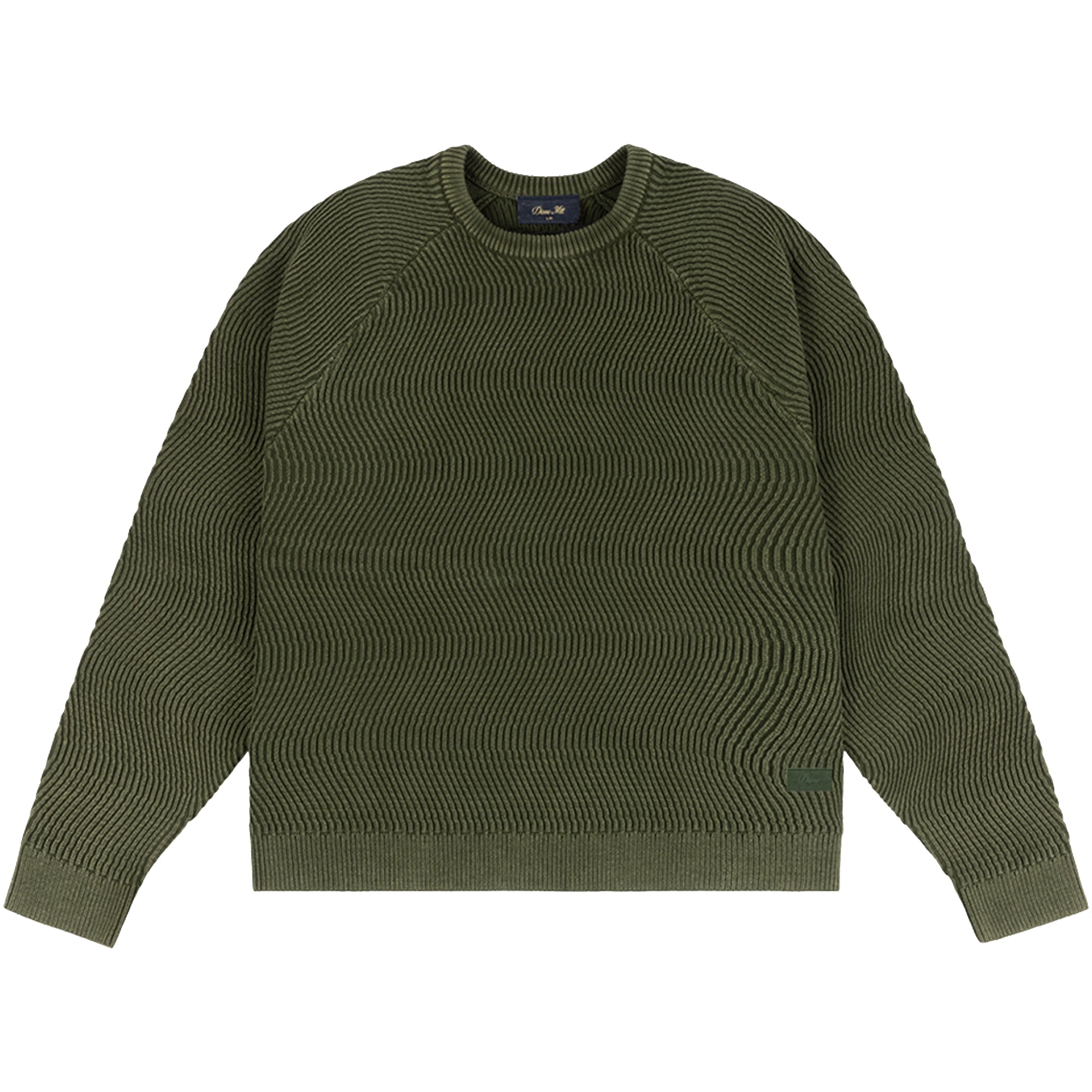 Dime MTL Wave Knit Sweater Pine