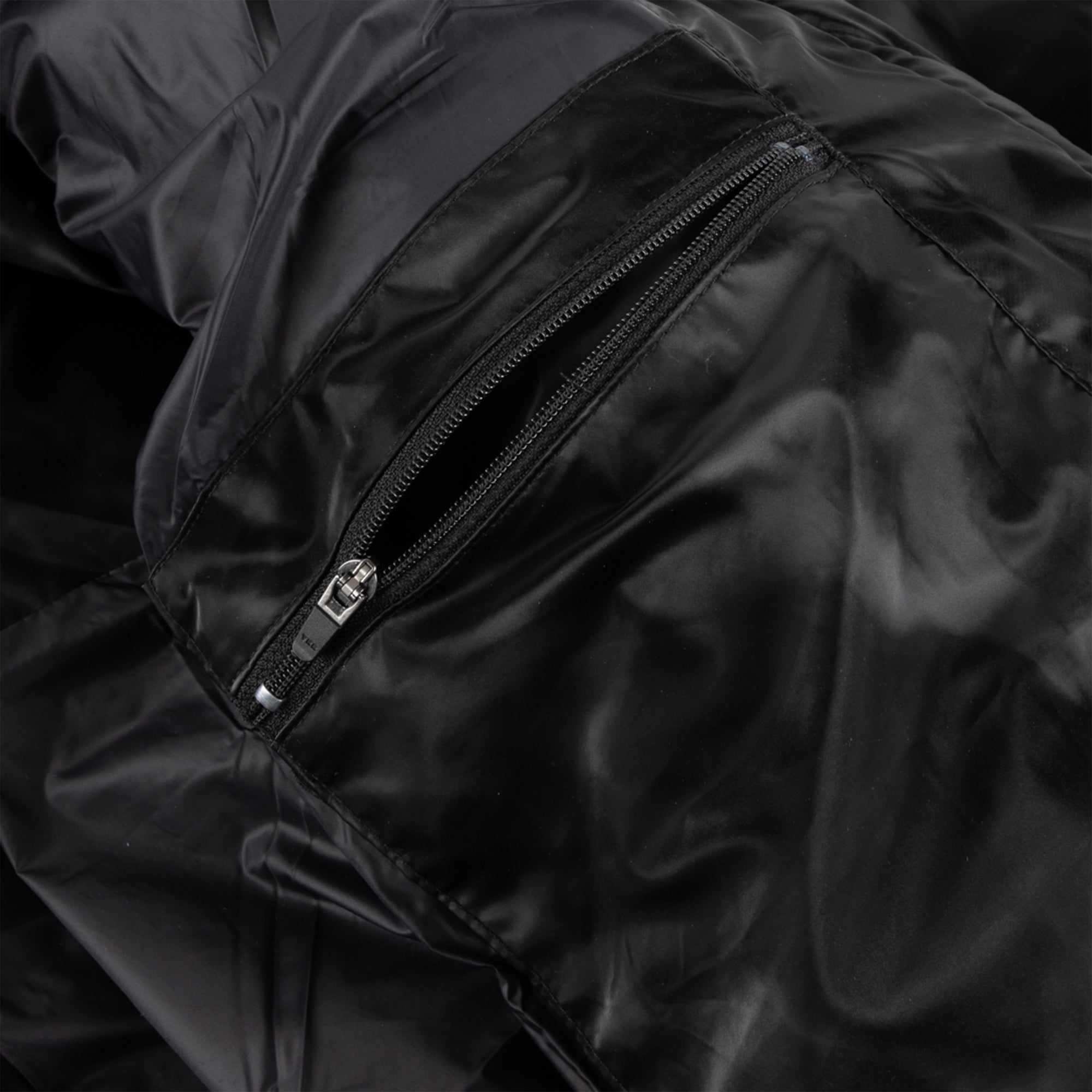 Dime MTL Wavy Puffer Jacket Smoke Black