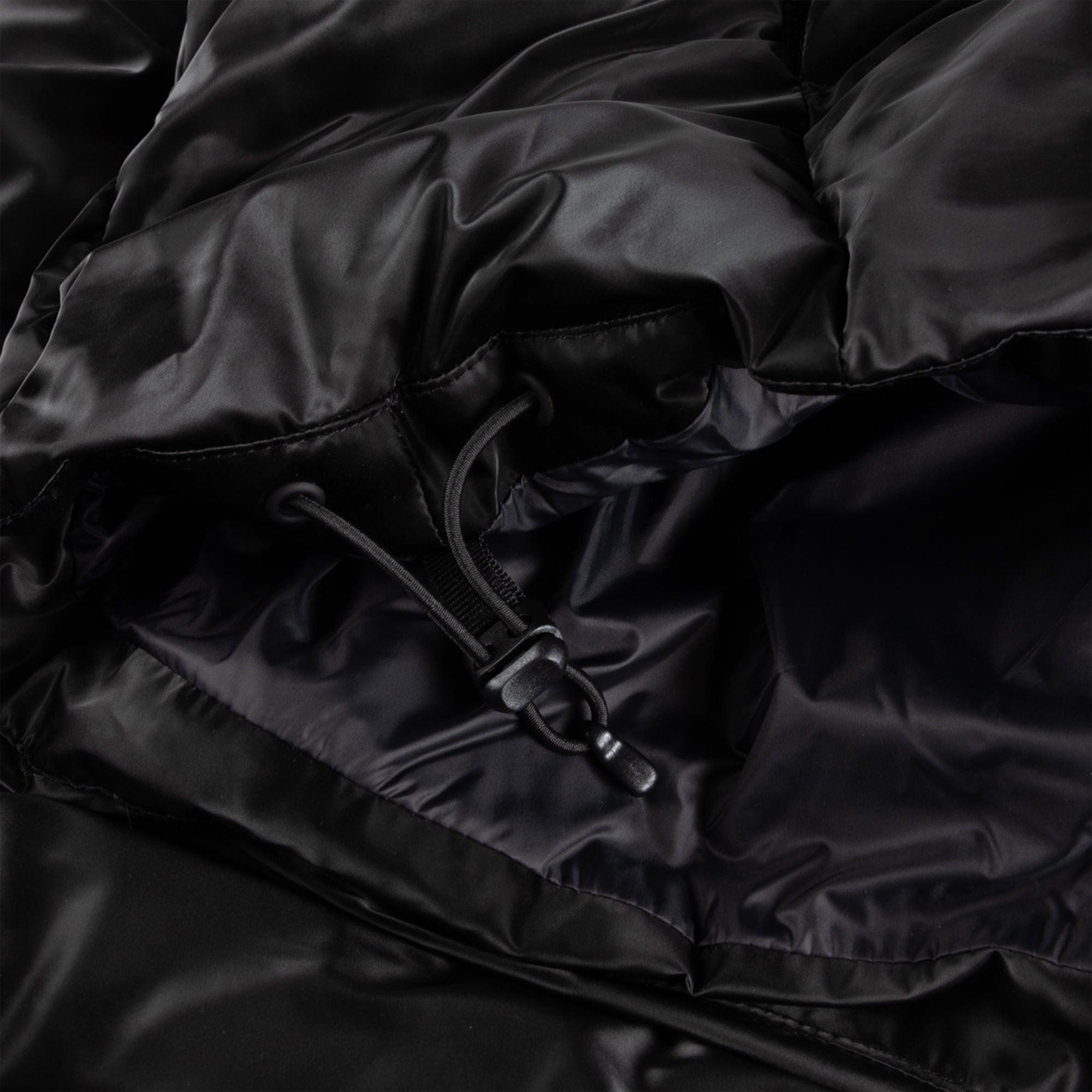 Dime MTL Wavy Puffer Jacket Smoke Black