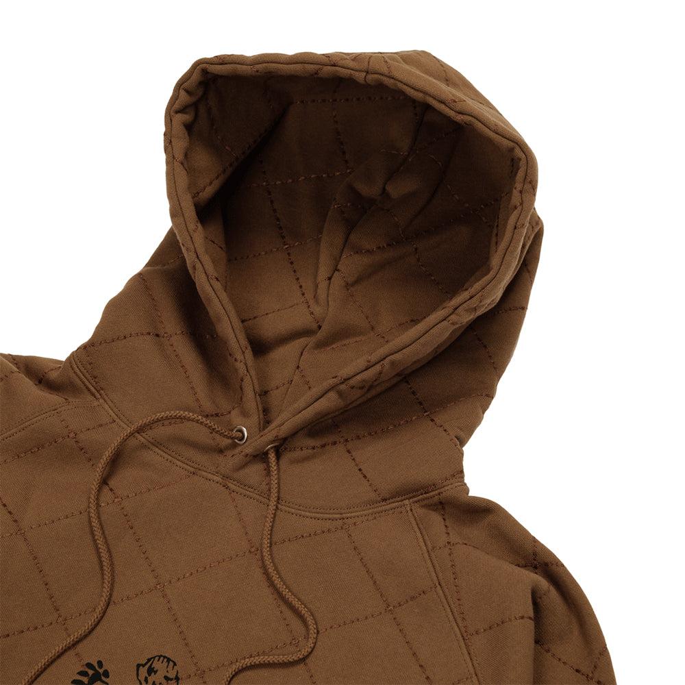 Dancer OG Diamond Stitch Hoodie Brown