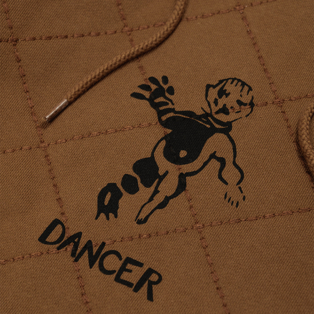Dancer OG Diamond Stitch Hoodie Brown