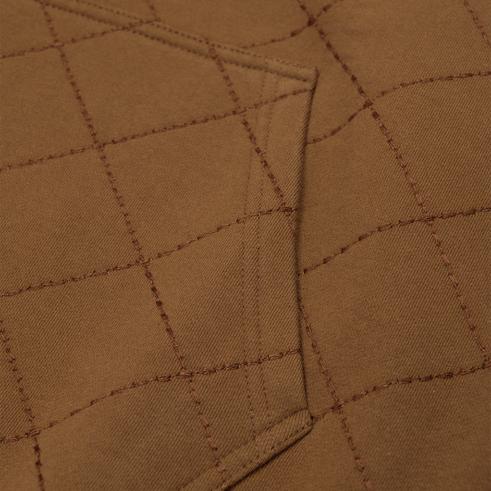 Dancer OG Diamond Stitch Hoodie Brown