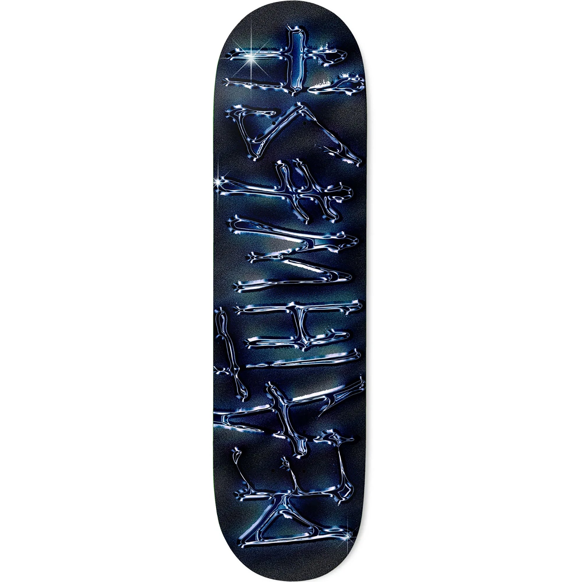 Deathwish OG Spray Chrome Black Skateboard Deck 9"