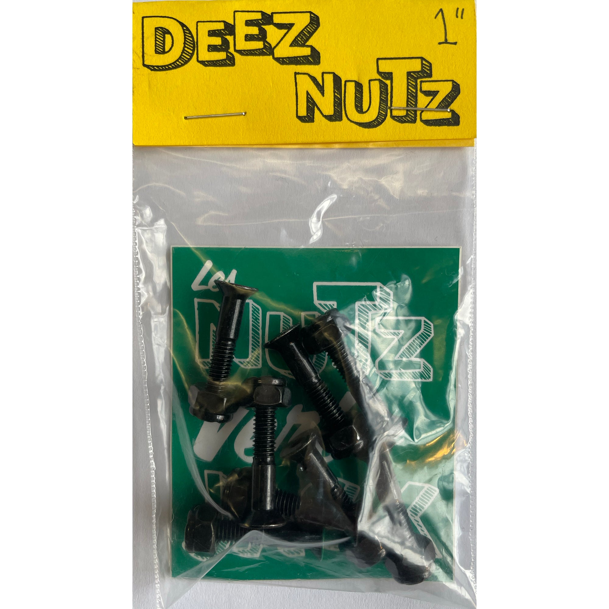 Deez Nutz Les Nutz Vert De Jack Skateboard Bolts Allen 1"