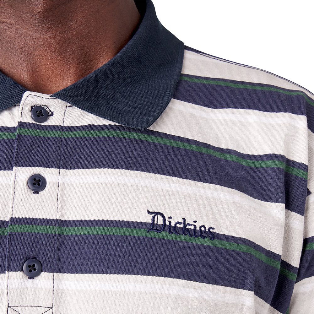 Dickies Guy Mariano Short Sleeve Polo Shirt Grey Multi