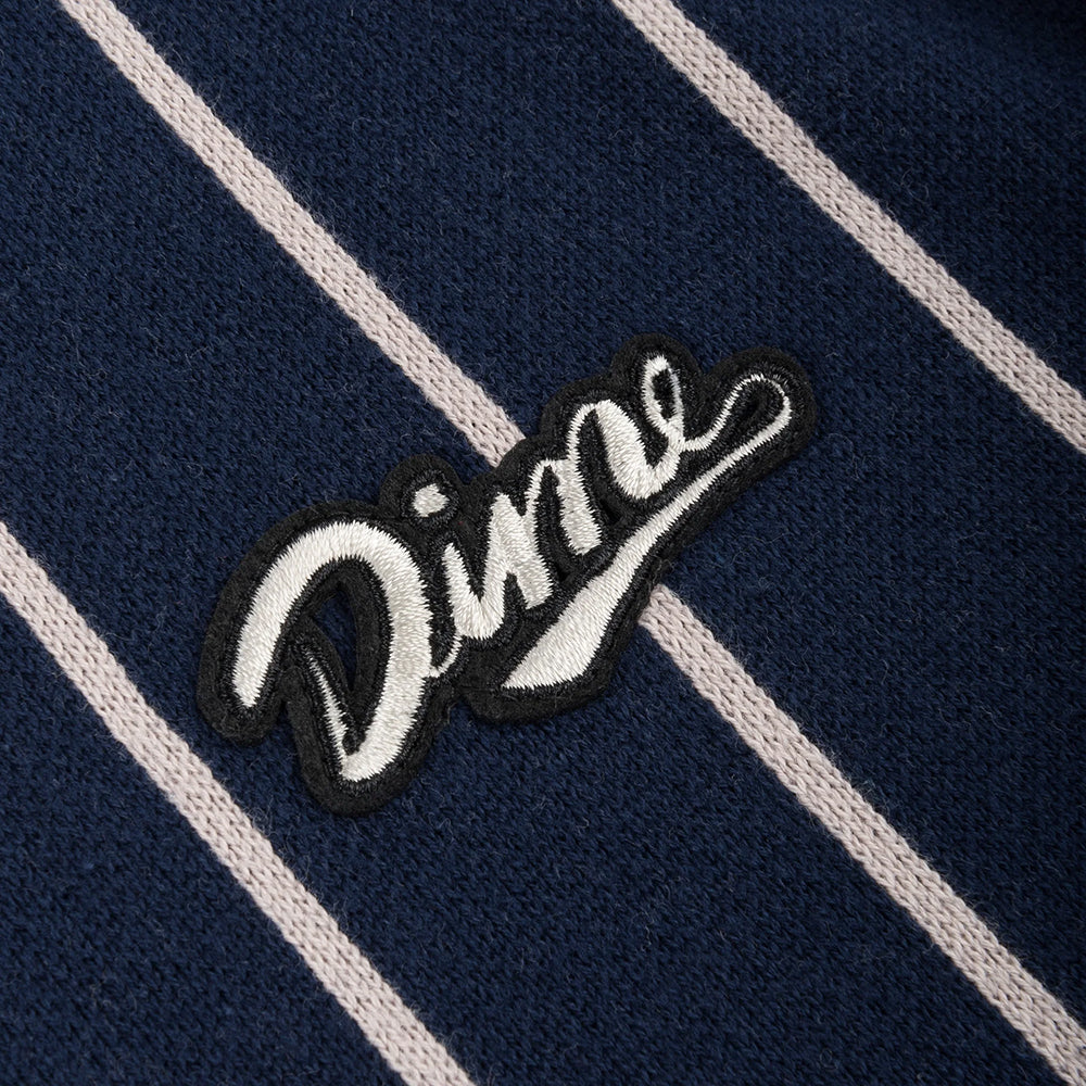 Dime MTL Baseball Knit Cardigan Navy