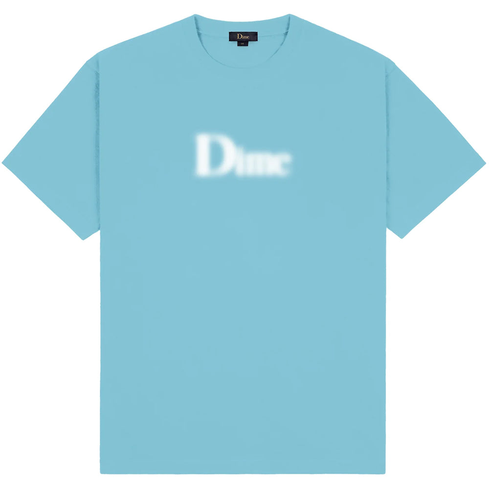 Dime MTL Classic Blurry T Shirt Ocean Blue