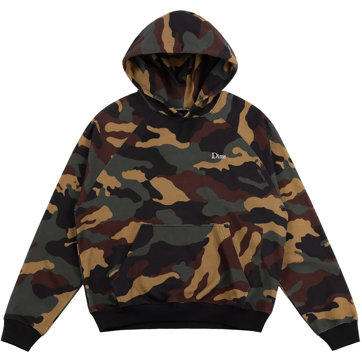 Dime MTL Classic Logo Hoodie Dark Camo