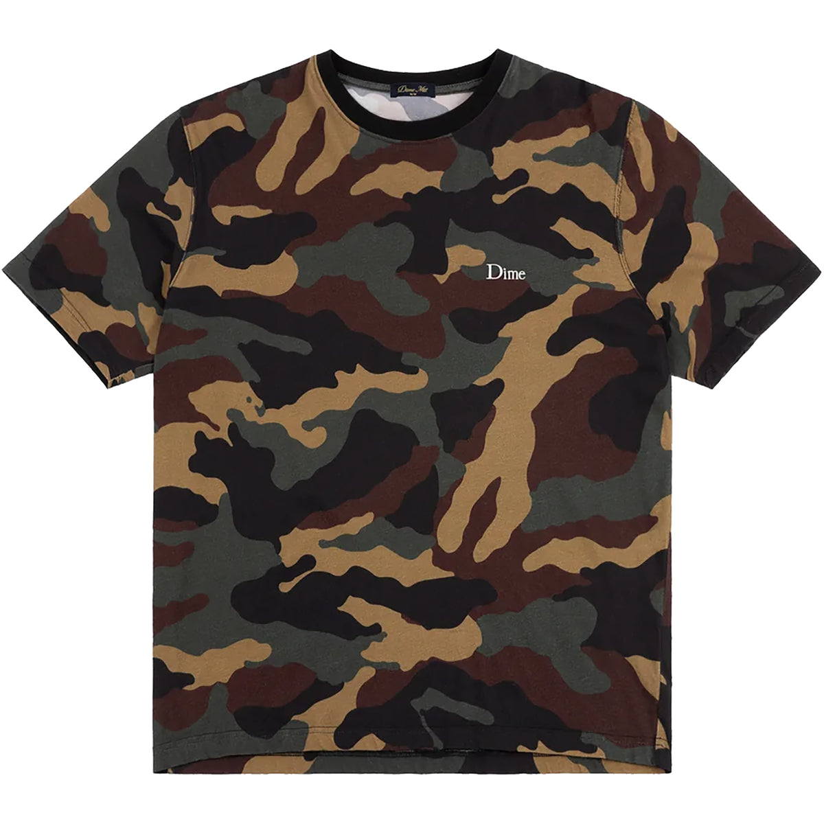 Dime MTL Classic Logo T-Shirt Dark Camo