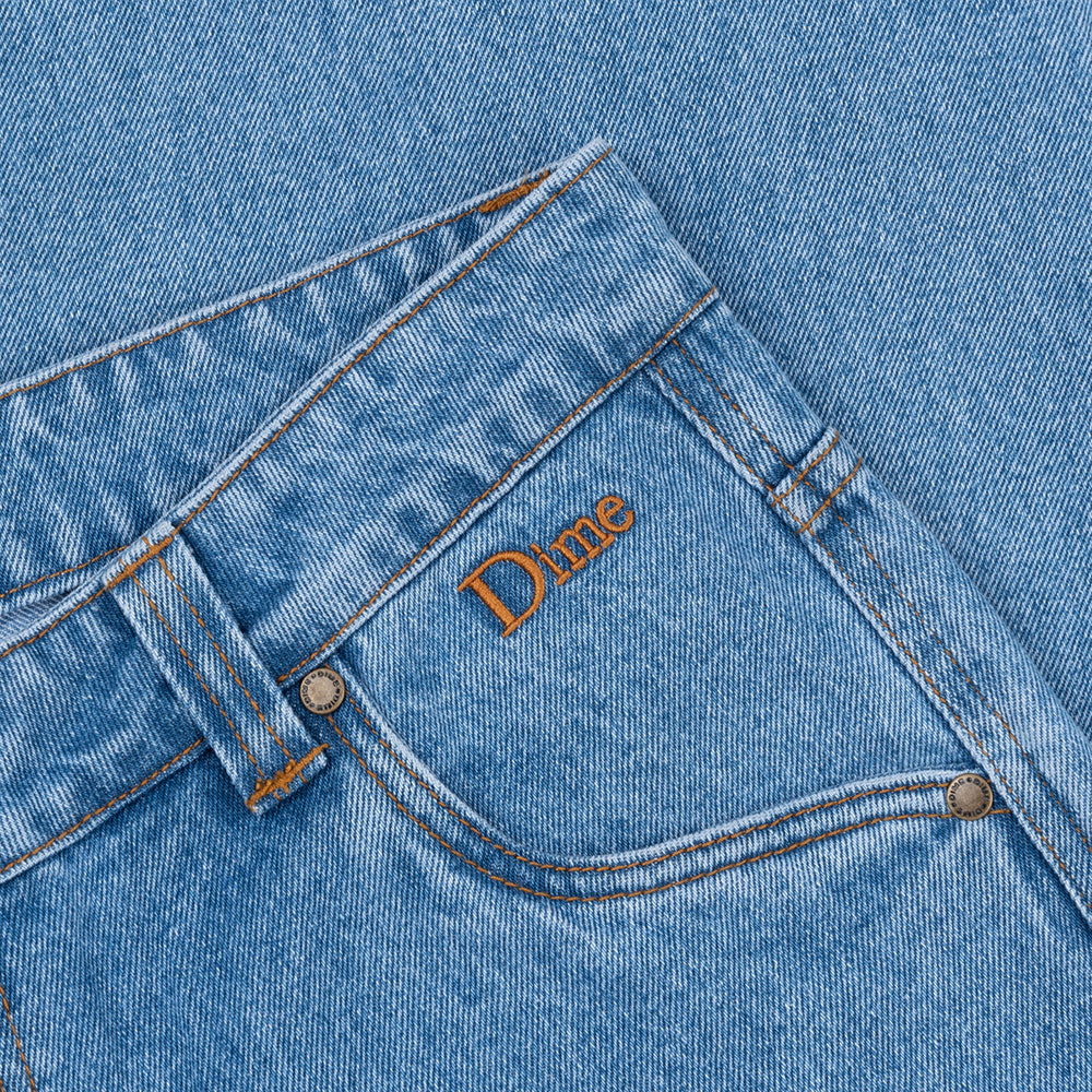 Dime MTL Classic Relaxed Denim Pants Blue Washed