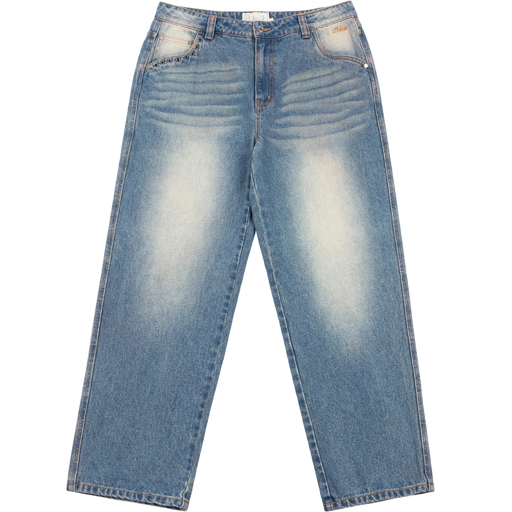 Dime MTL Classic Relaxed Denim Pants Sandblasted Indigo