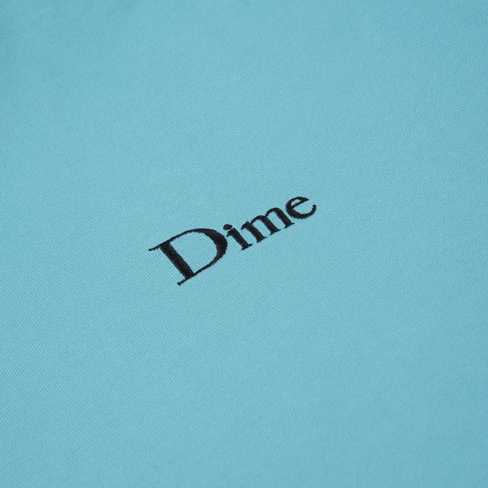 Dime MTL Classic Small Logo T Shirt Ocean Blue