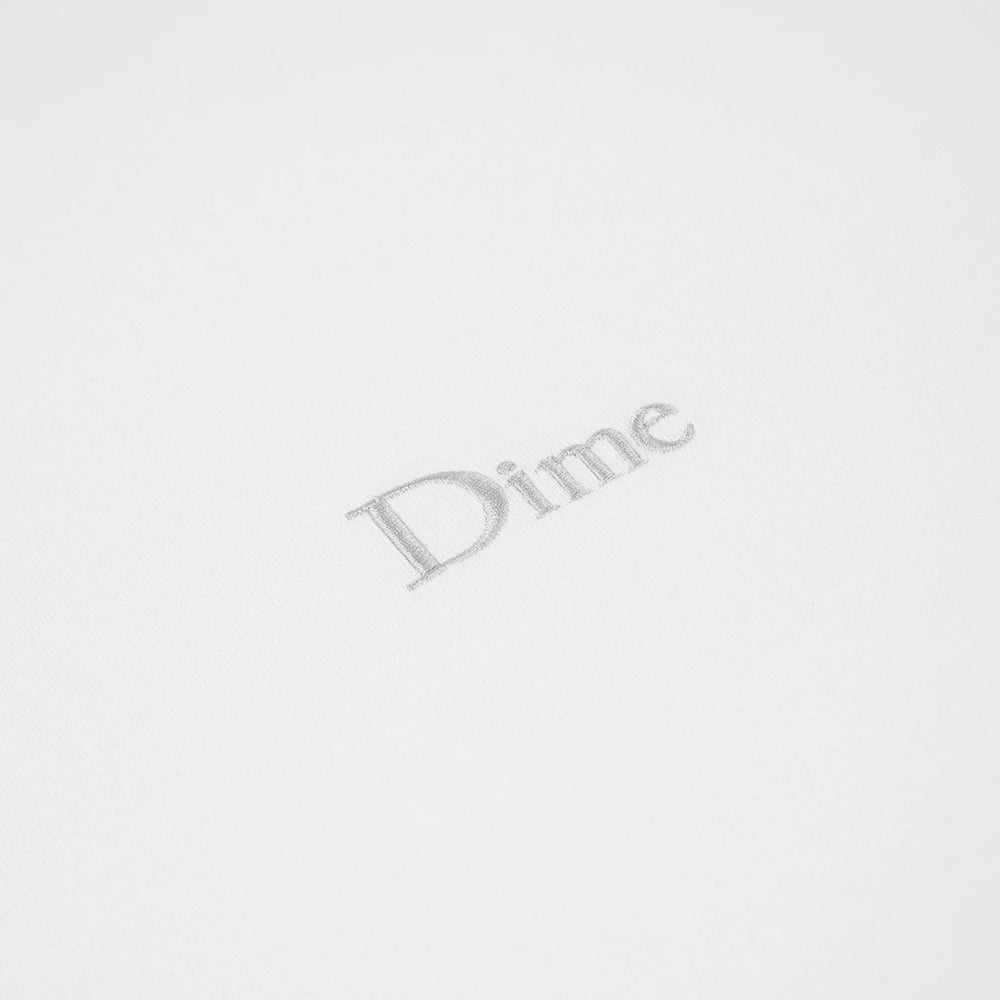 Dime MTL Classic Small Logo T Shirt White