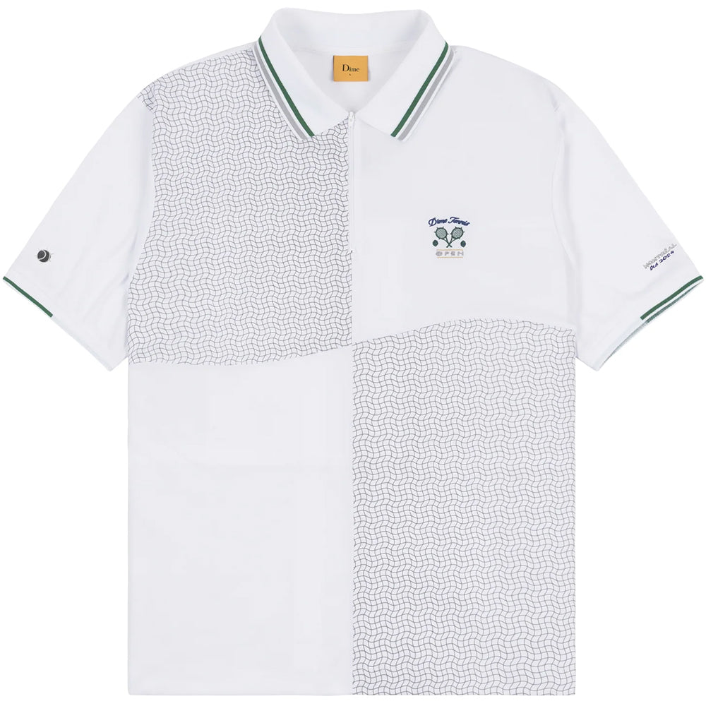 Dime MTL Court Polo White