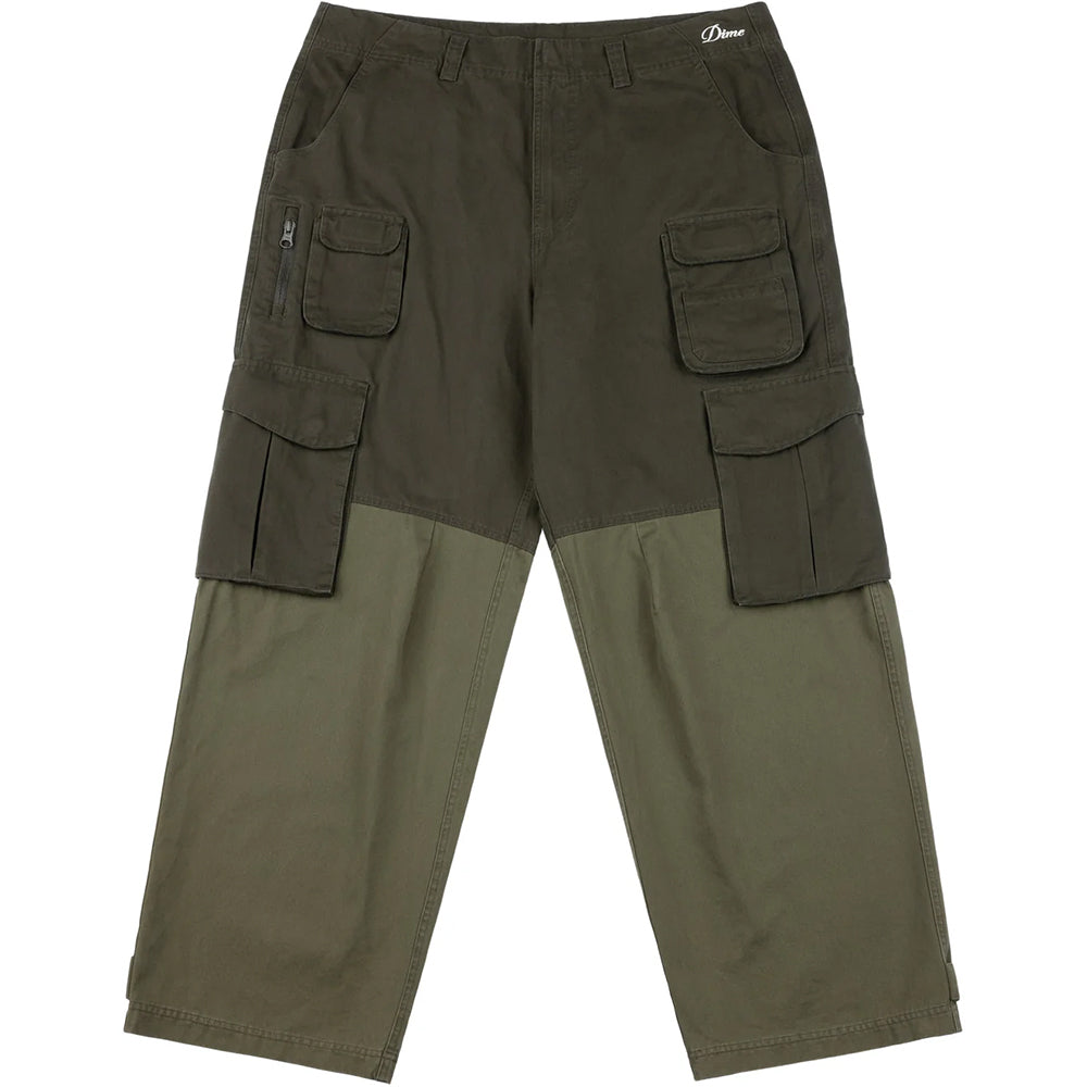 Dime MTL Fishing Cargo Pants Olive