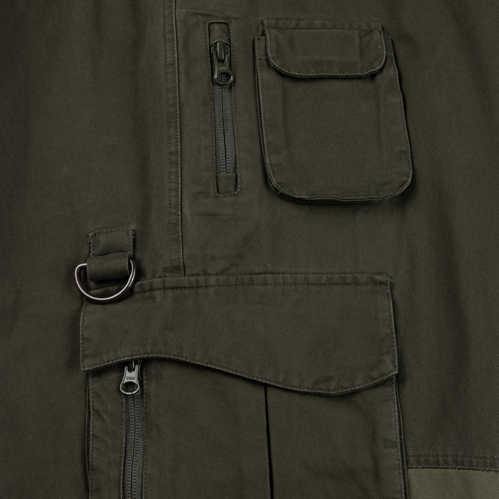 Dime MTL Fishing Cargo Pants Olive