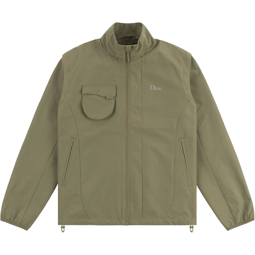Dime MTL Hiking Zip-Off Sleeves Jacket Olive Green