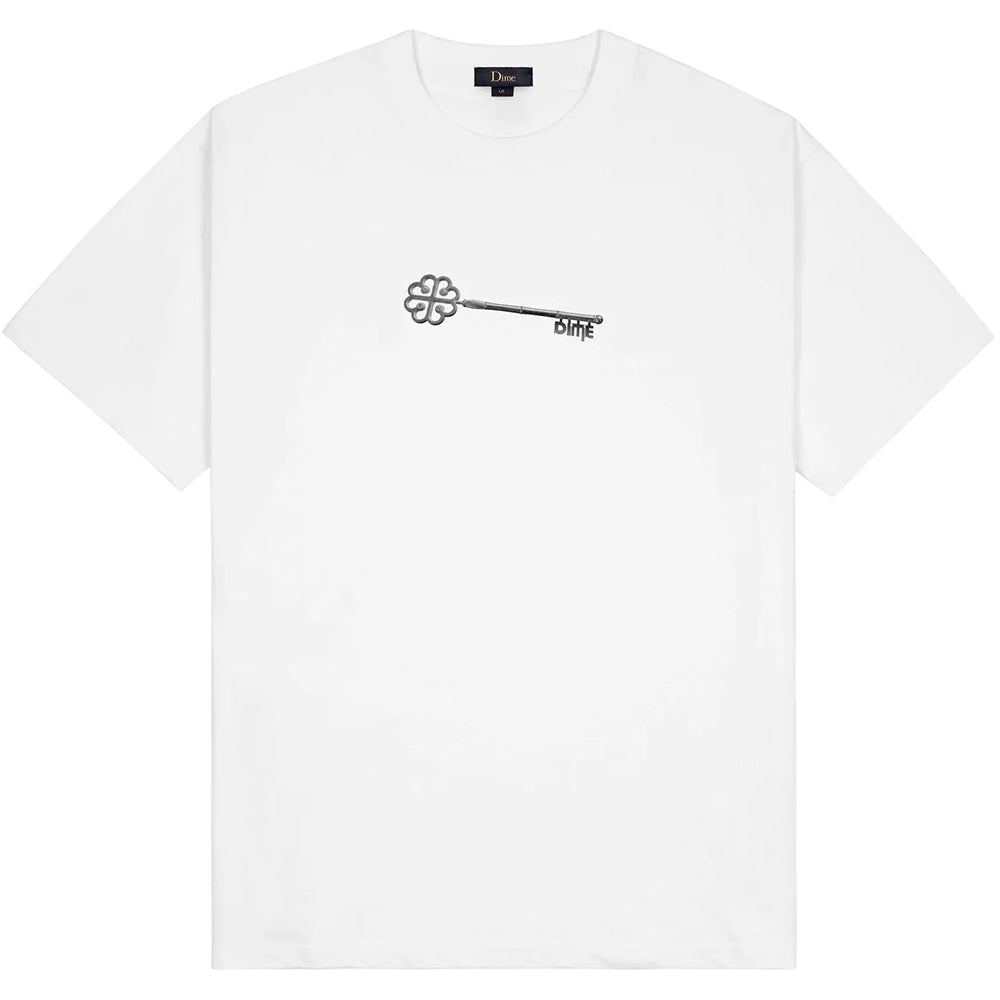 Dime MTL Lock T Shirt White