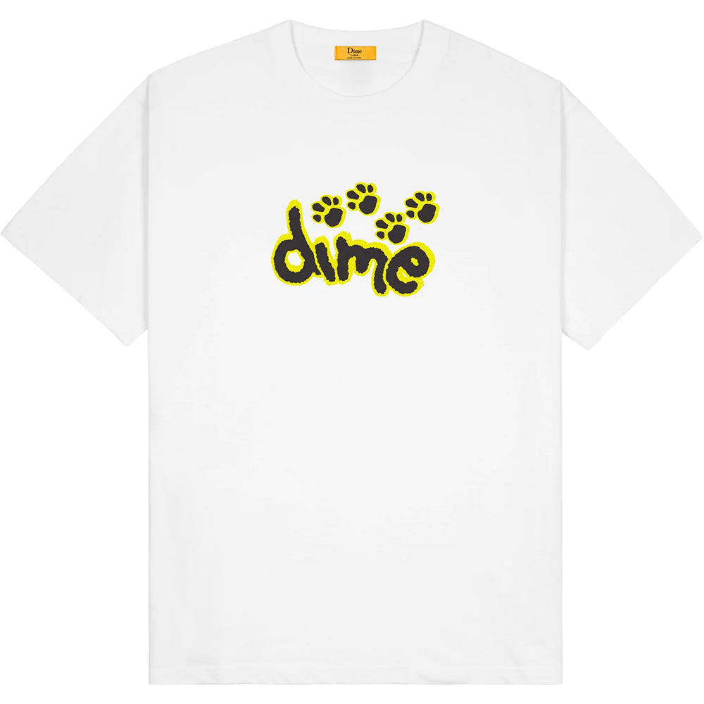 Dime MTL Pawz T Shirt White