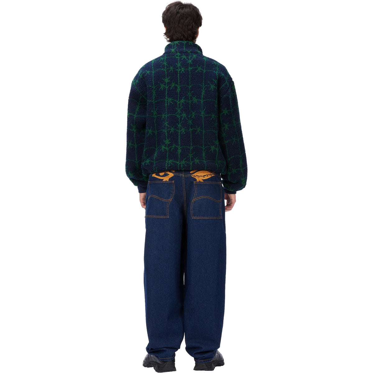 Dime MTL Polar Fleece Sherpa Zip Navy