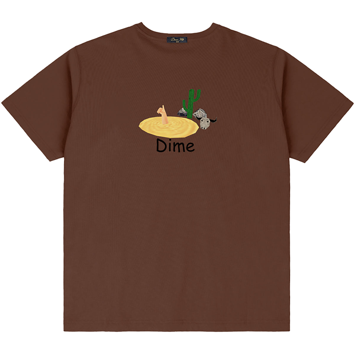 Dime MTL Quicksand T-Shirt Dark Brown | NOTE shop