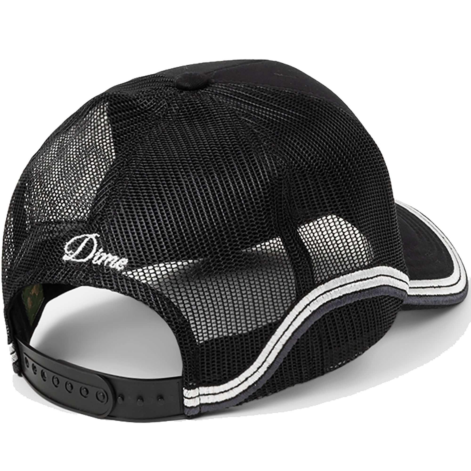 Dime MTL Race Trucker Cap Black