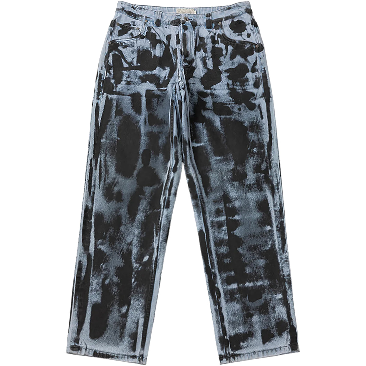 Dime MTL Relaxed Denim Pants Light Blue (Black Paint)