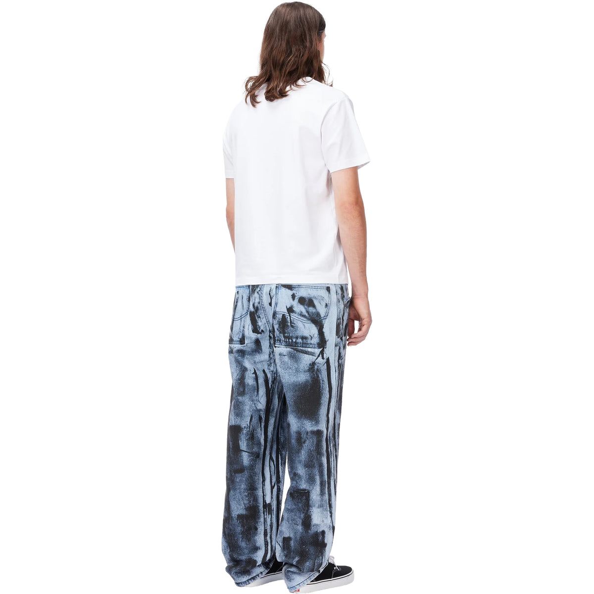 Dime MTL Relaxed Denim Pants Light Blue (Black Paint)