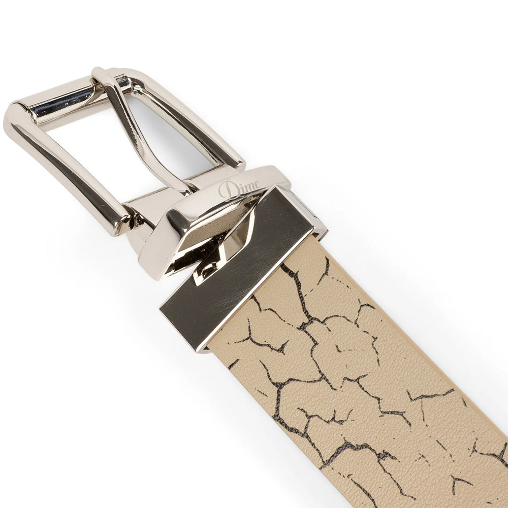 Dime MTL Reversible Leather Belt Beige/Brown