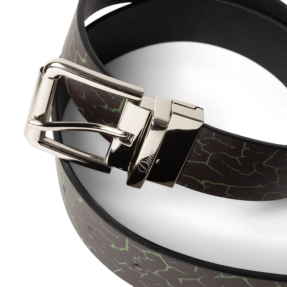 Dime MTL Reversible Leather Belt Black/Black