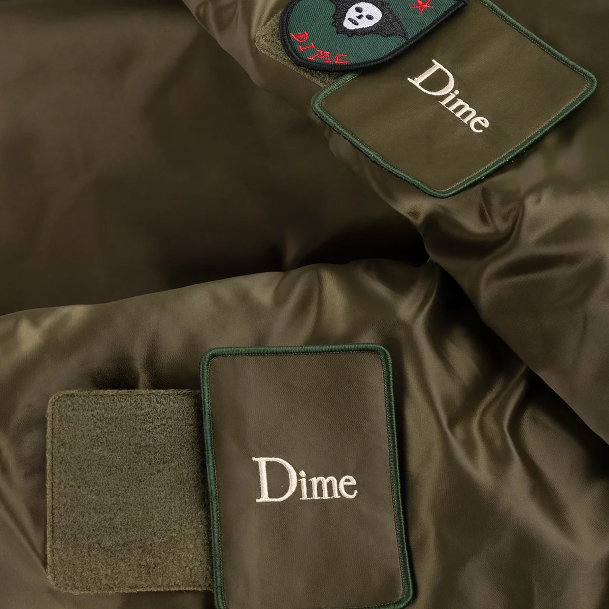 Dime MTL Utility Bomber Jacket Olive