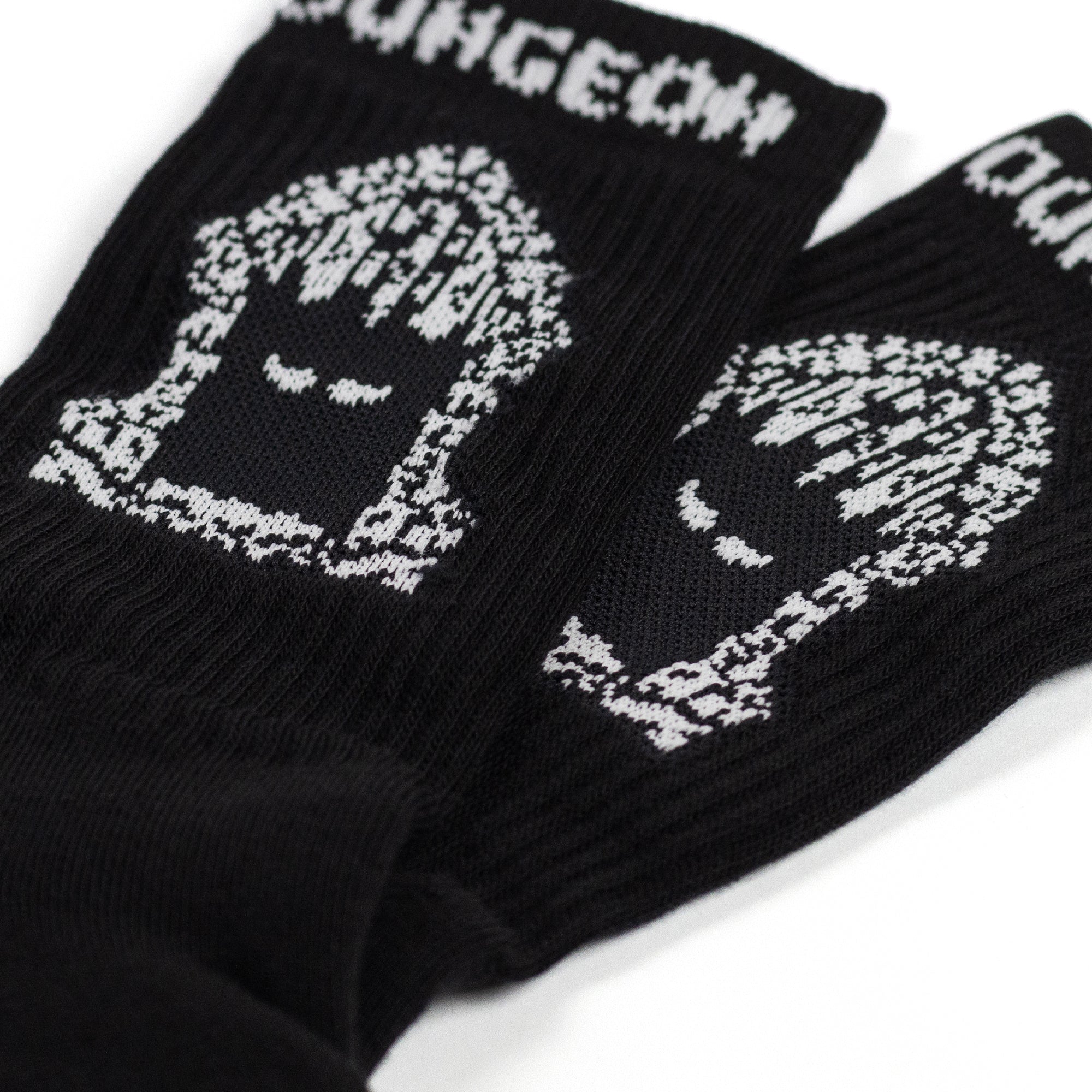 Dungeon Gateway Portcullis Socks Black