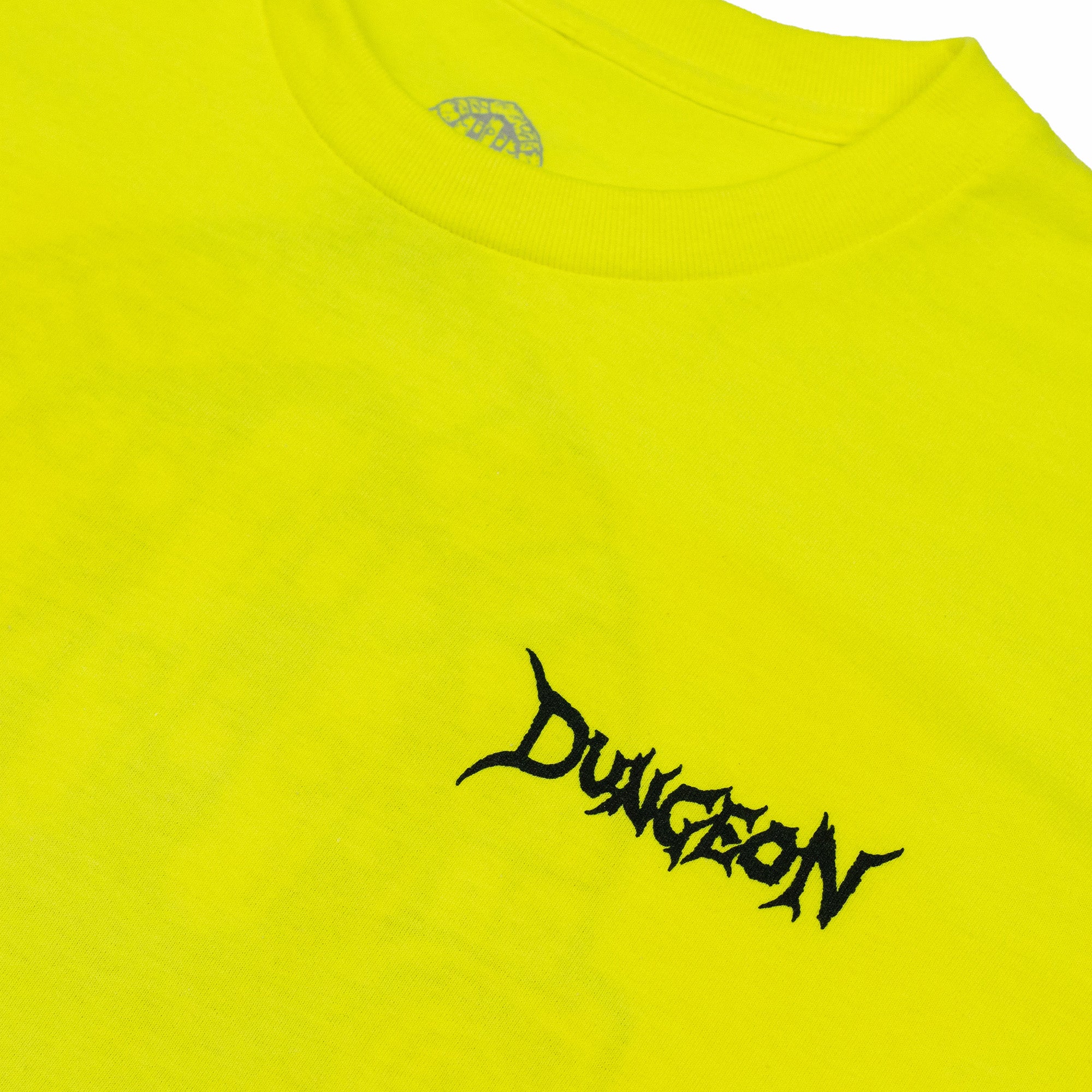 Dungeon Gateway Portcullis Tee Safety Yellow