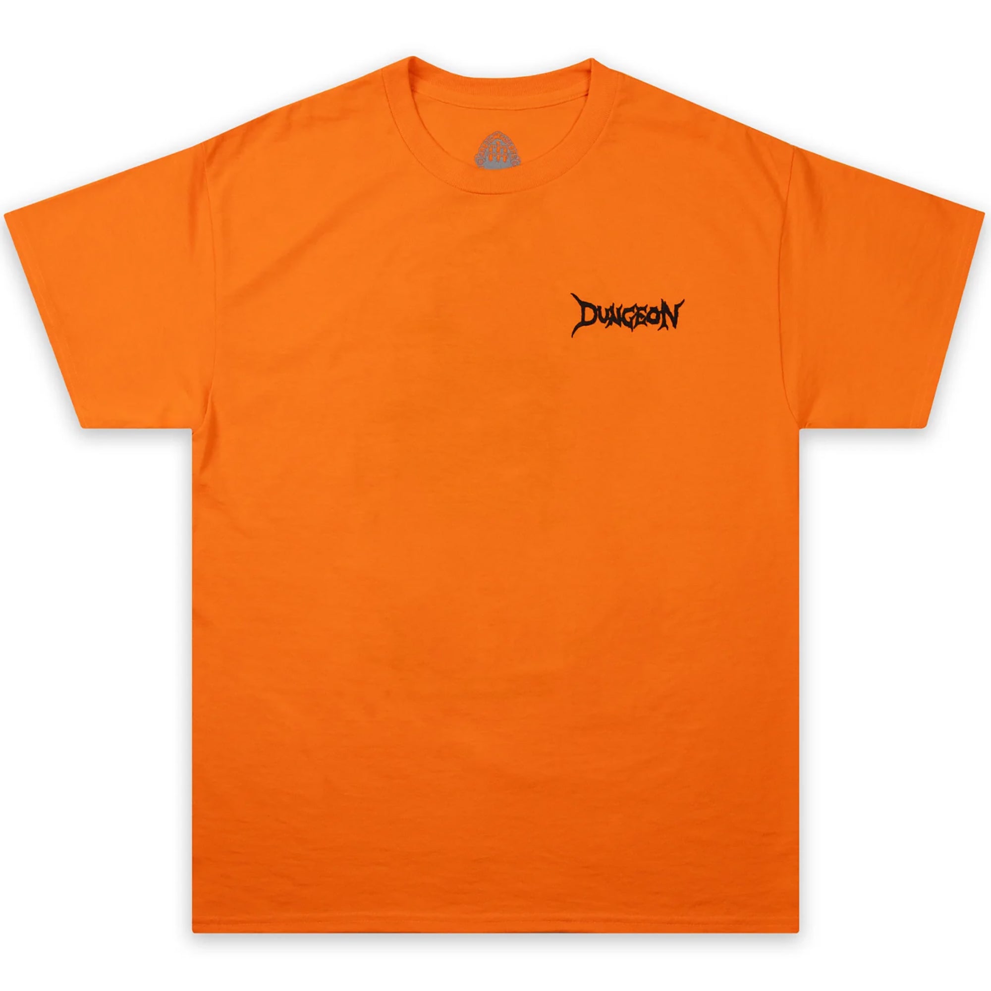Dungeon Gateway Portcullis Tee Safety Orange